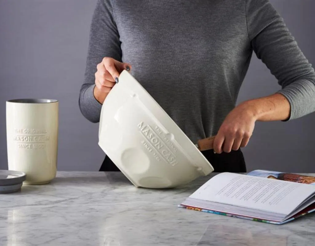 Ceramiczna miska kuchenna Mason Cash Innovative Kitchen biała | Ø29 x 14 cm - obrazek 3