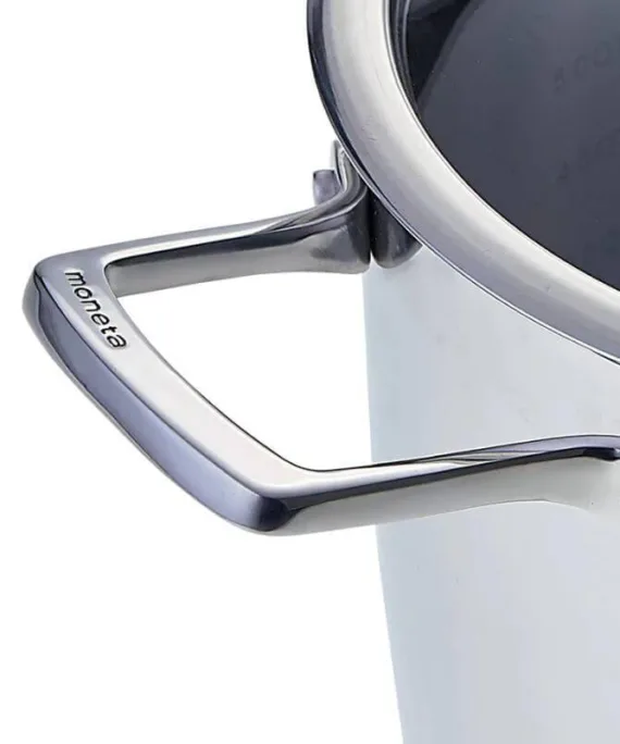 Garnek ze stali nierdzewnej wysoki 24 cm