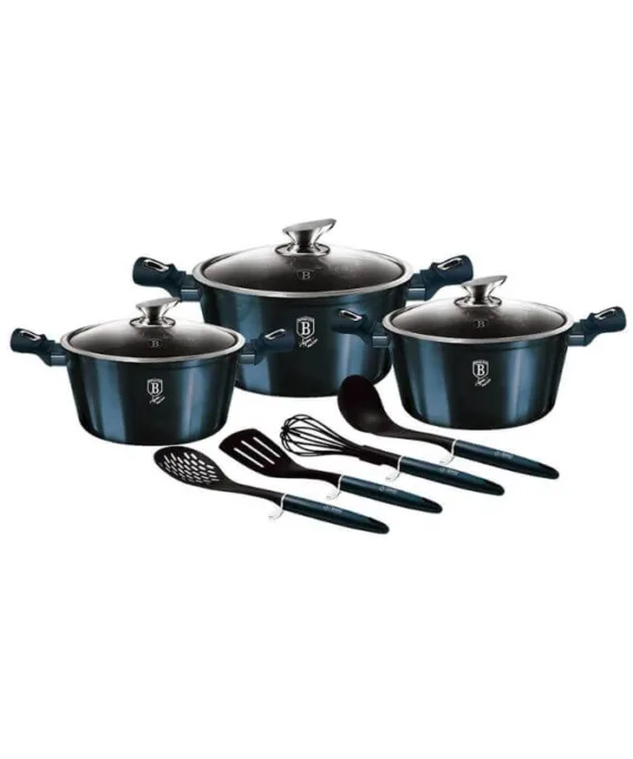 Zestaw garnków Berlinger Haus Aquamarine | 10 elementów