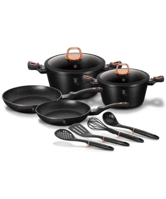 Zestaw garnków Berlinger Haus Black Rose Edition | 10 elementów