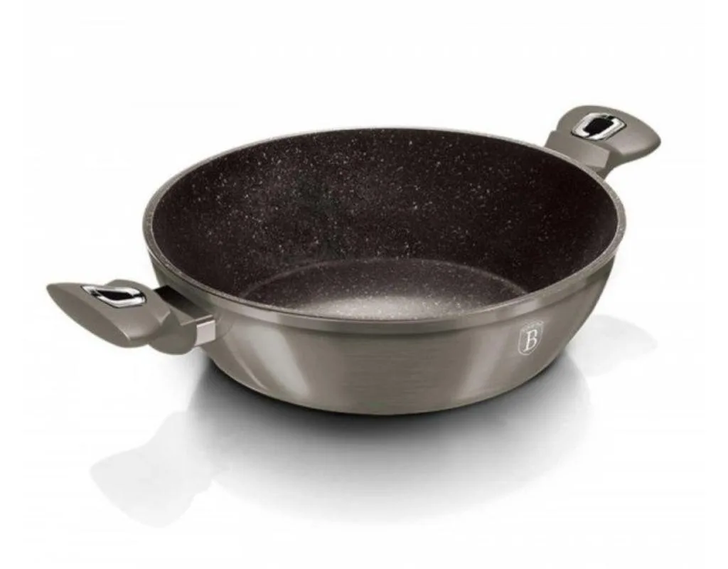 Garnek granitowy płaski z pokrywką 28 cm Berlinger Haus 3,8L - obrazek 2