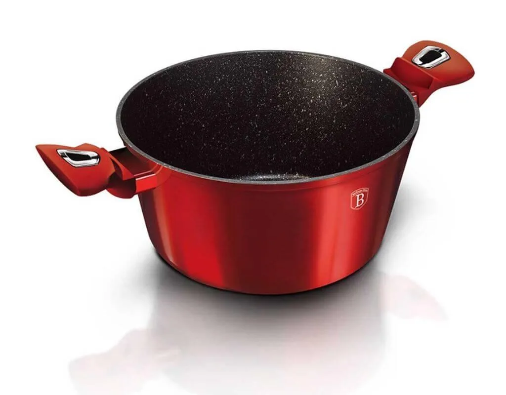 Garnek granitowy z pokrywką 30 cm Berlinger Haus 8L - obrazek 2