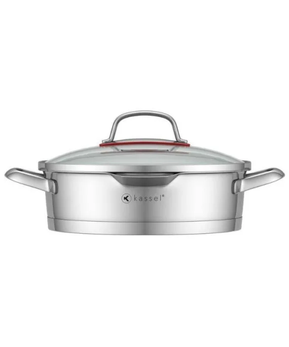 Garnek ze stali nierdzewnej z cedzakiem Kassel