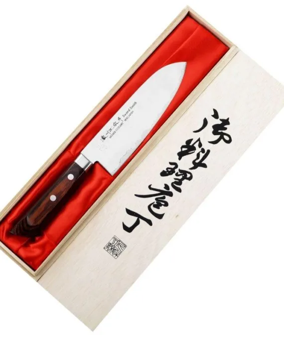 Nóż Santoku Satake Unique Aus-8