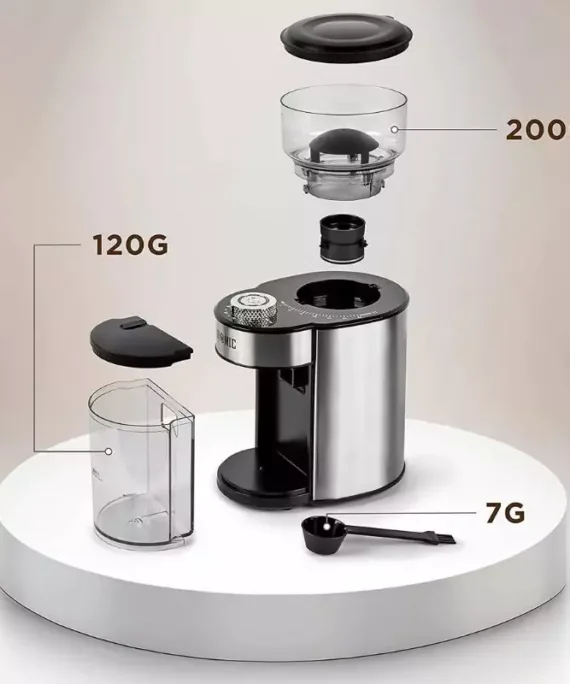 Elektryczny żarnowy młynek do kawy Duronic BG200