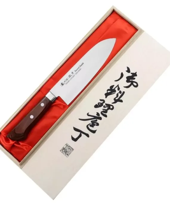 Nóż Santoku Satake Unique Shirogami 17 cm