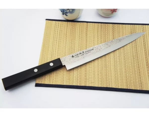 Nóż Sashimi Satake Nashiji Black Pakka 20,5 cm