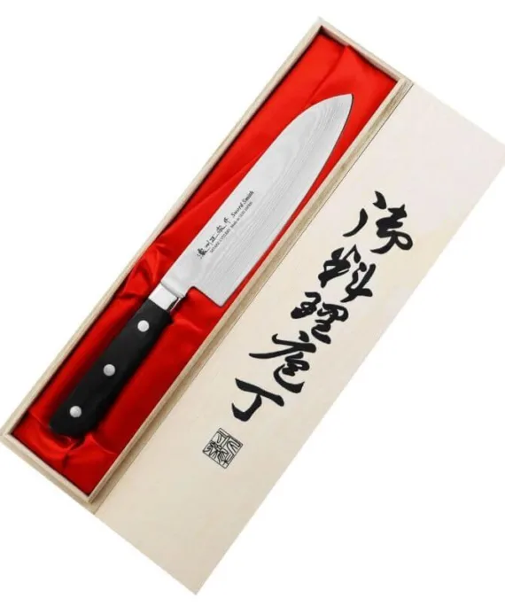 Nóż Santoku Satake Daichi Damascus 18 cm