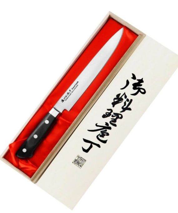 Nóż do porcjowania Satake Daichi Damascus 20 cm