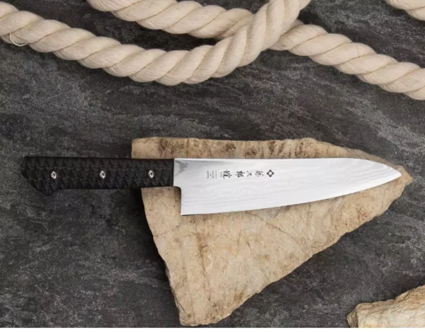 Nóż szefa kuchni Tojiro Damascus