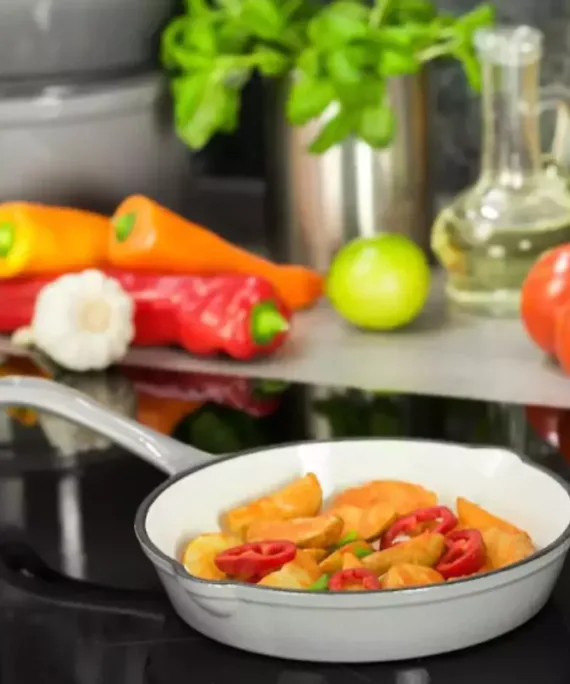 Patelnia żeliwna emaliowana Kinghoff