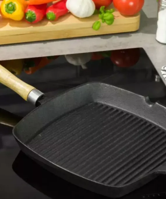 Patelnia grillowa żeliwna Kinghoff