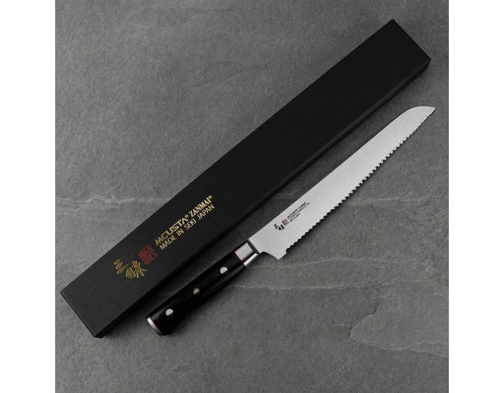 Mcusta Zanmai VG-10 Pro Zebra Nóż do pieczywa 23 cm