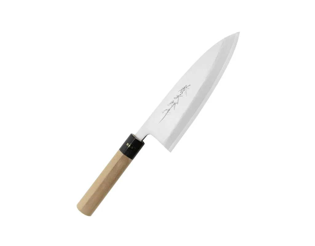 Nóż do mięsa Deba Tojiro Aogami Damascus 21 cm