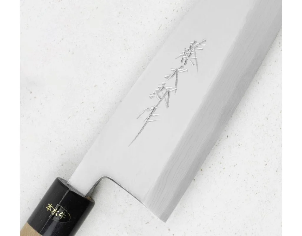 Nóż do mięsa Deba Tojiro Aogami Damascus 21 cm