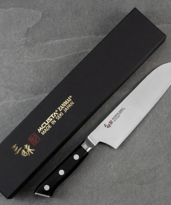 Nóż do mięsa Santoku Mcusta Zanmai Classic Damascus VG-10 18 cm