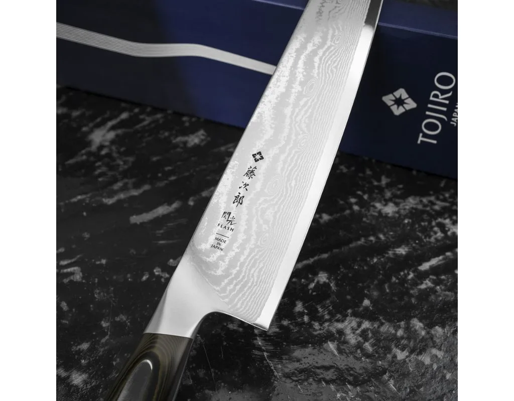 Nóż szefa kuchni Tojiro Flash VG-10 Damascus 27 cm