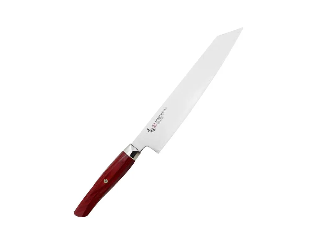 Nóż do mięsa Kiritsuke Gyuto Mcusta Zanmai Red Revolution SPG2 23 cm