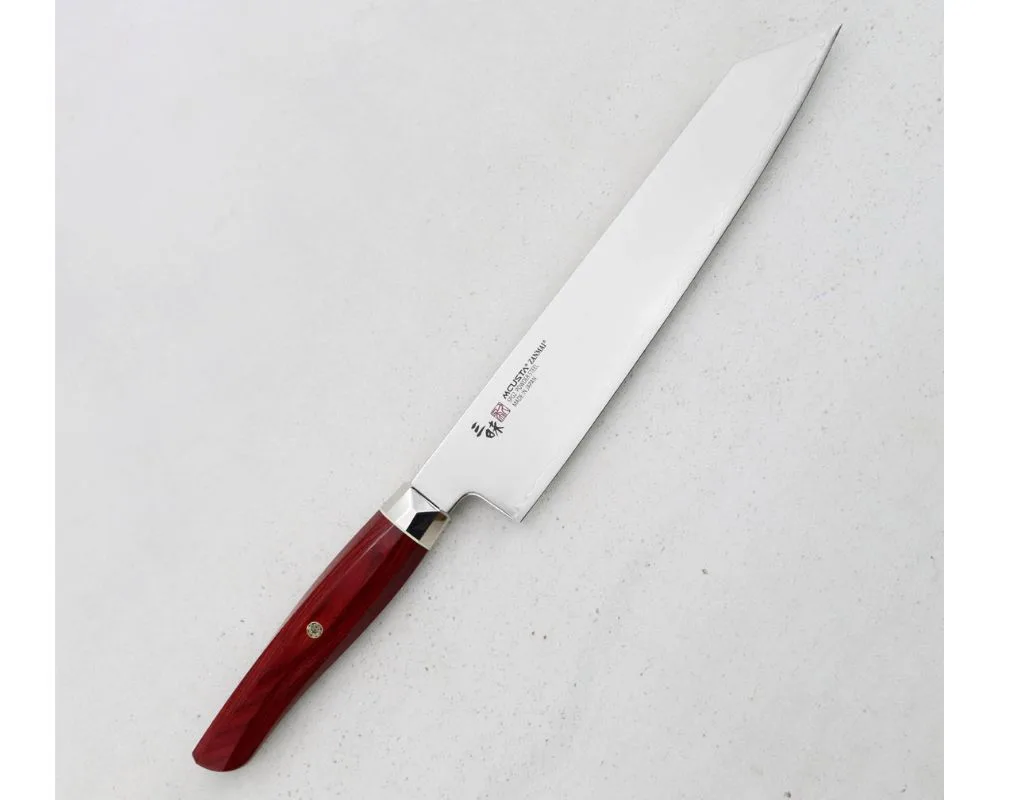 Nóż do mięsa Kiritsuke Gyuto Mcusta Zanmai Red Revolution SPG2 23 cm