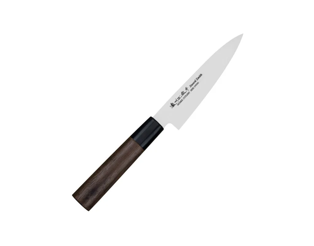 Nóż uniwersalny Satake Cutlery Mfg Kenta Walnut 12 cm