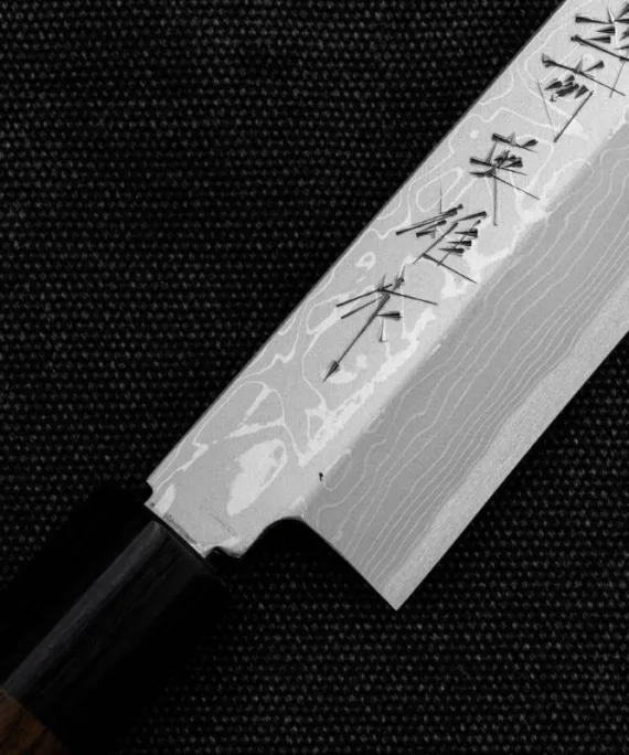 Nóż do sushi Shirogami Satin Yanagi Hideo Kitaoka 27 cm