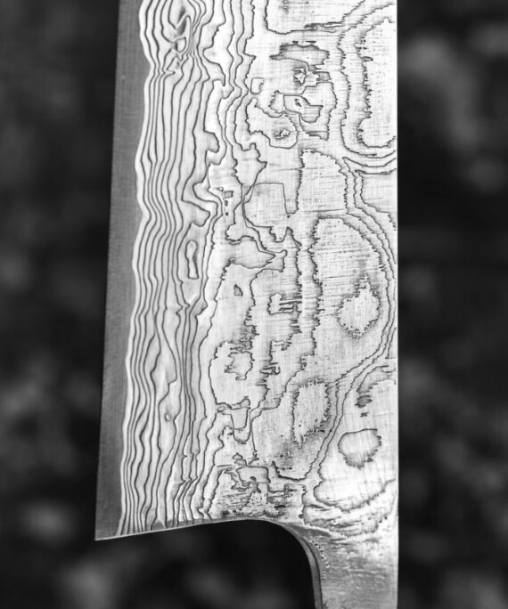 Nóż Szefa kuchni Takeshi Saji ME R-2 Diamond 21 cm + Saya ręcznie kuty