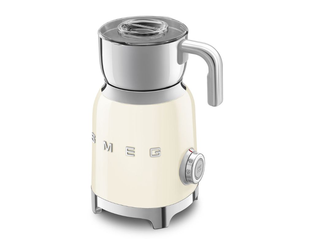 Spieniacz do mleka elektryczny Smeg 50's Style MFF11CREU kremowy 600 ml