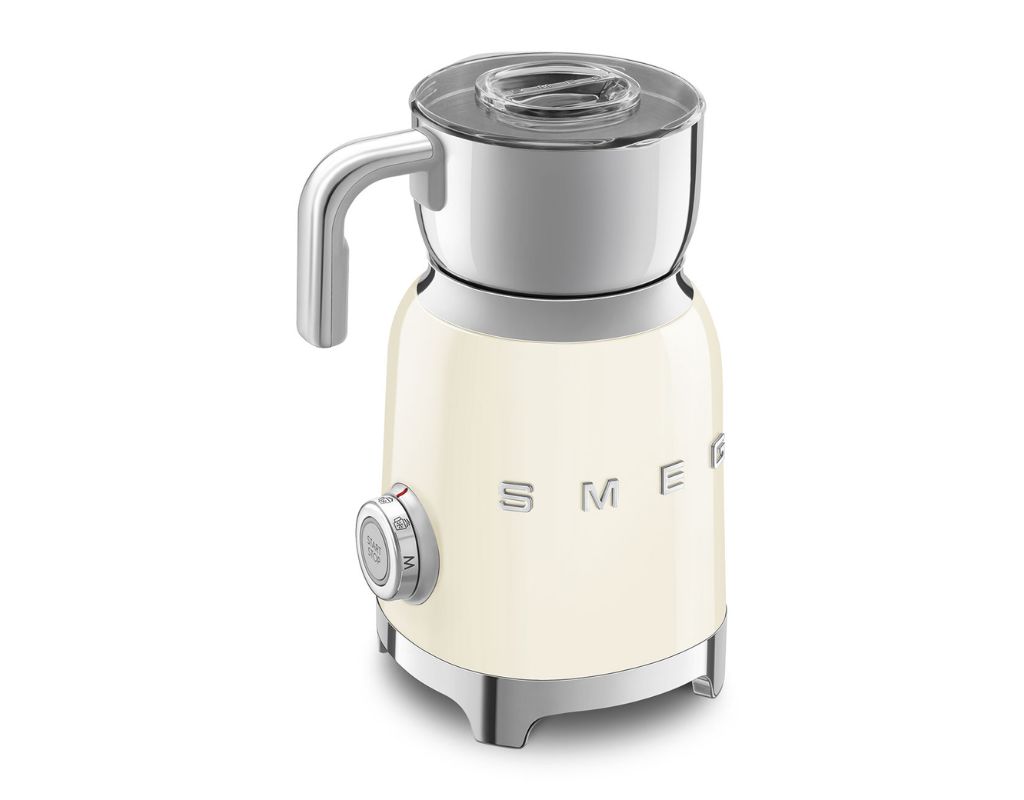 Spieniacz do mleka elektryczny Smeg 50's Style MFF11CREU kremowy 600 ml