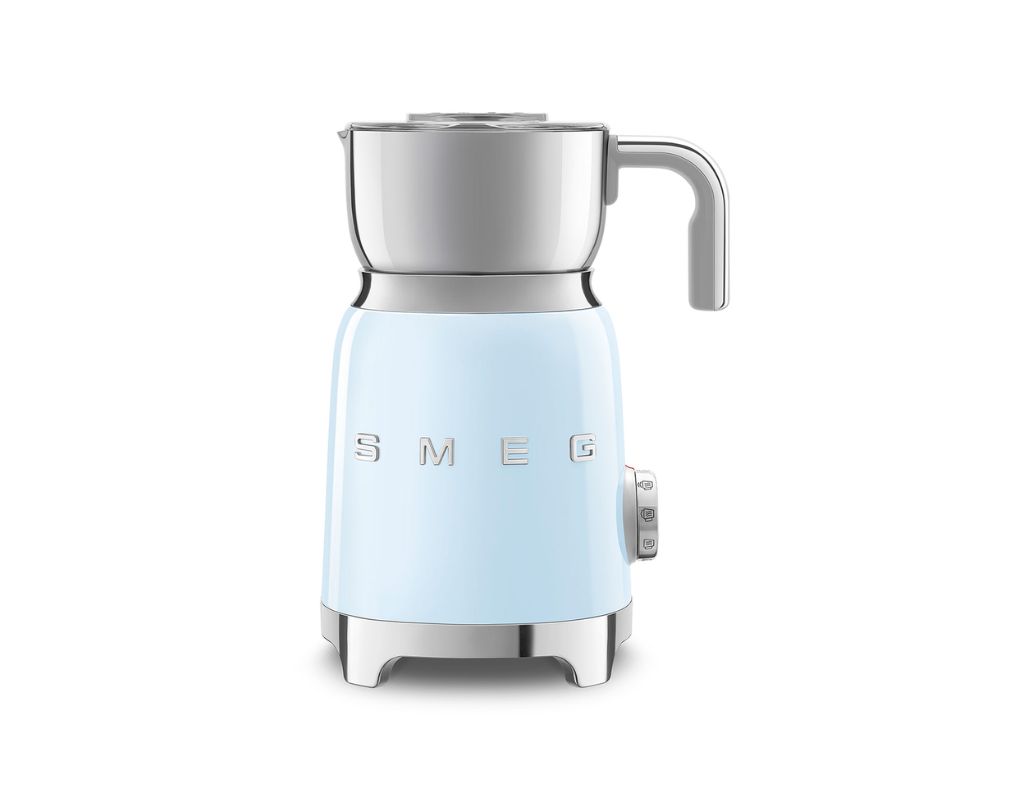 Spieniacz do mleka elektryczny Smeg 50's Style MFF11PBEU pastelowy błękit 600 ml