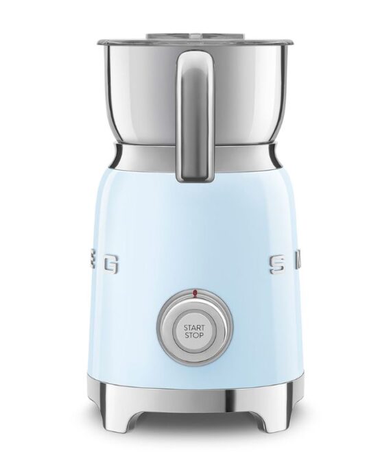 Spieniacz do mleka elektryczny Smeg 50's Style MFF11PBEU pastelowy błękit 600 ml