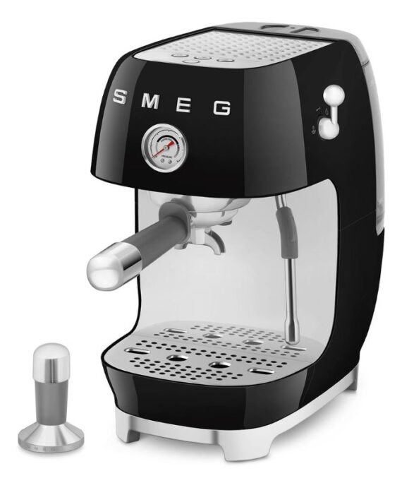 Ekspres do kawy kolbowy Smeg 50's Style ECF03BLEU czarny