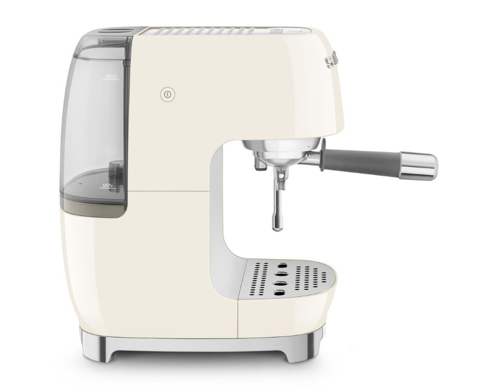 Ekspres do kawy kolbowy Smeg 50's Style ECF03CREU kremowy