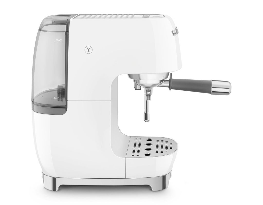 Ekspres do kawy kolbowy Smeg 50's Style ECF03WHEU biały
