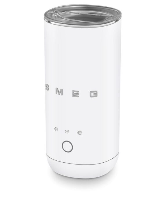 Spieniacz do mleka elektryczny Smeg 50's Style MFF02BLMEU biały
