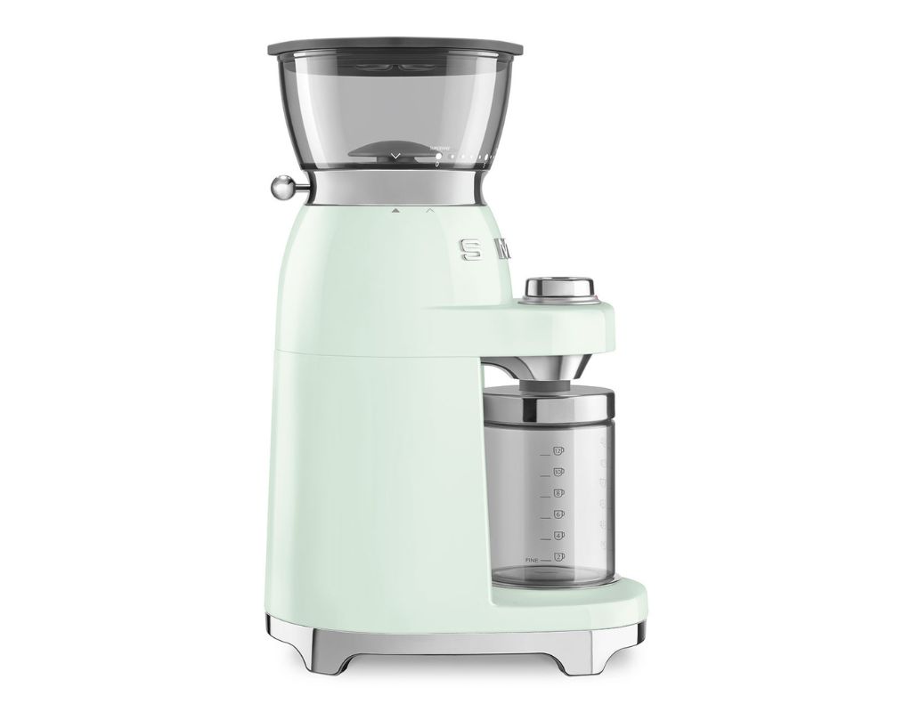 Młynek do kawy SMEG 50's Style CGF03PGEU Pastelowa zieleń