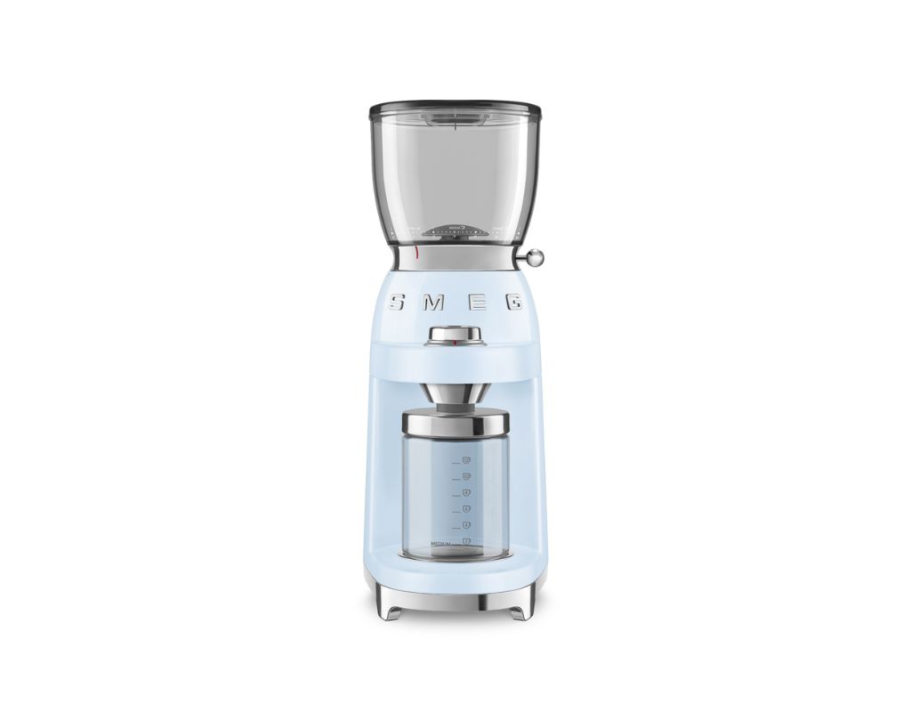 Młynek do kawy SMEG 50's Style CGF11PBEU Pastelowy błękit