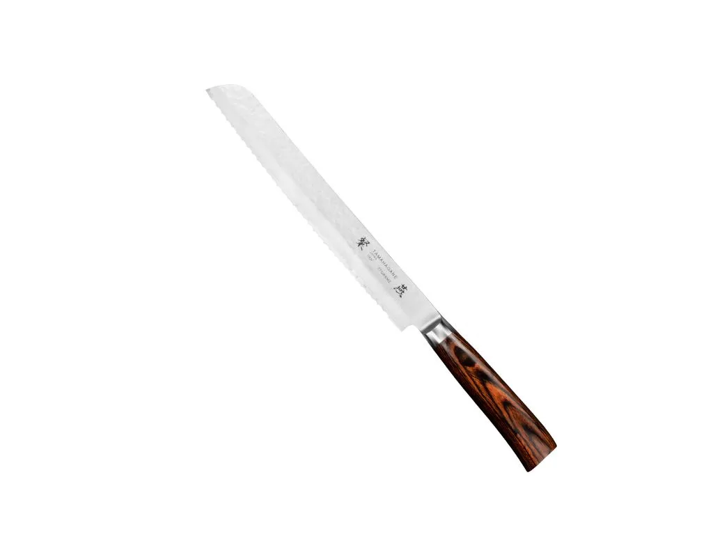 Nóż do pieczywa Tamahagane Tsubame Brown VG-5 23 cm