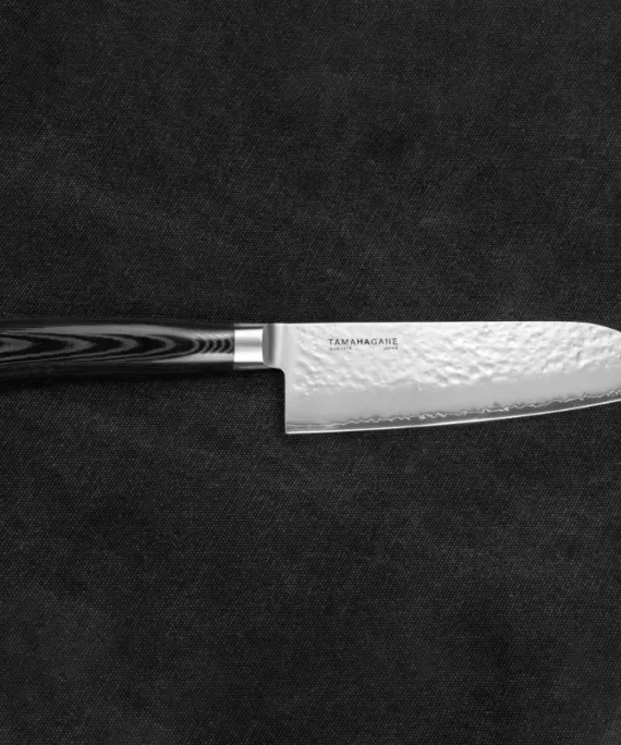 Nóż Santoku Tamahagane Tsubame Black VG-5 17,5 cm