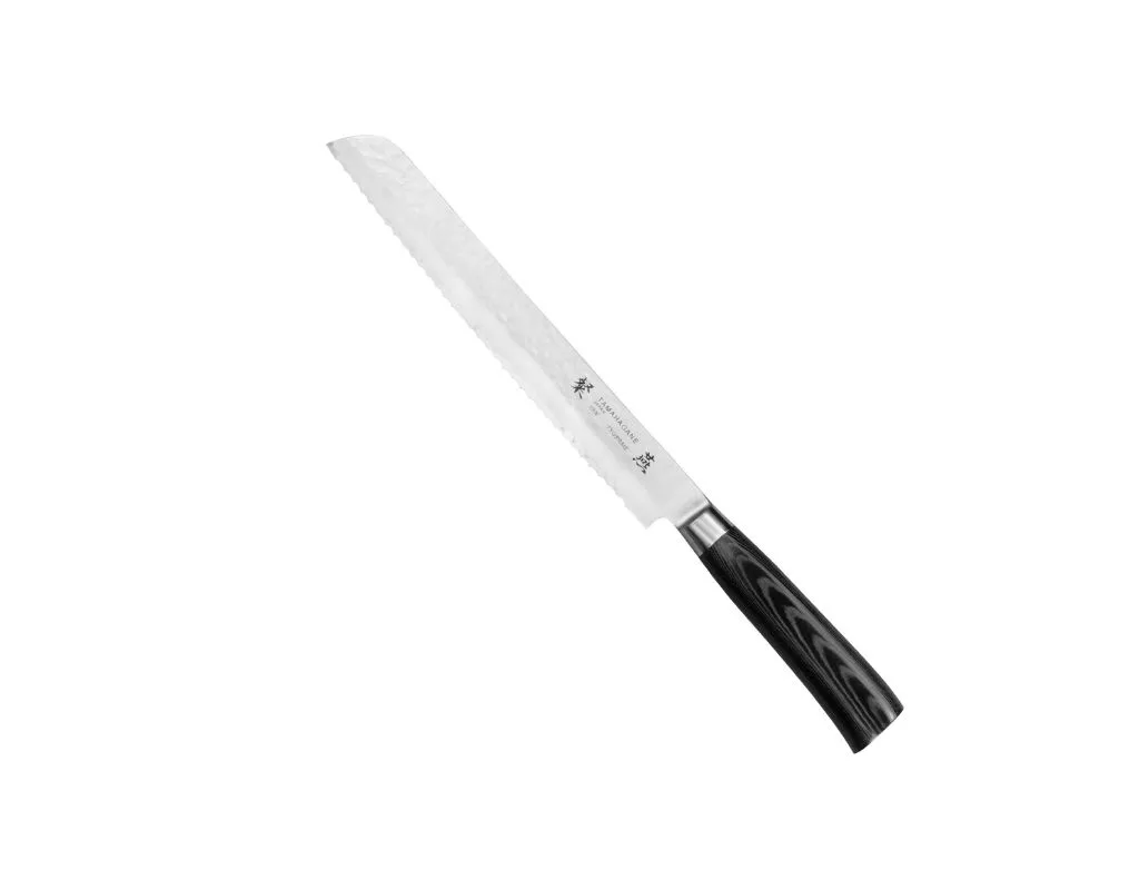 Nóż do pieczywa Tamahagane Tsubame Black VG-5 23 cm