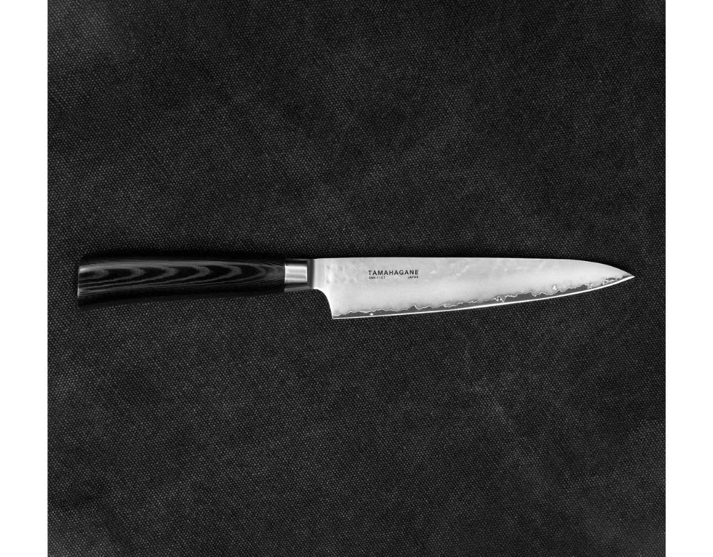 Nóż uniwersalny Tamahagane Tsubame Black VG-5 15 cm