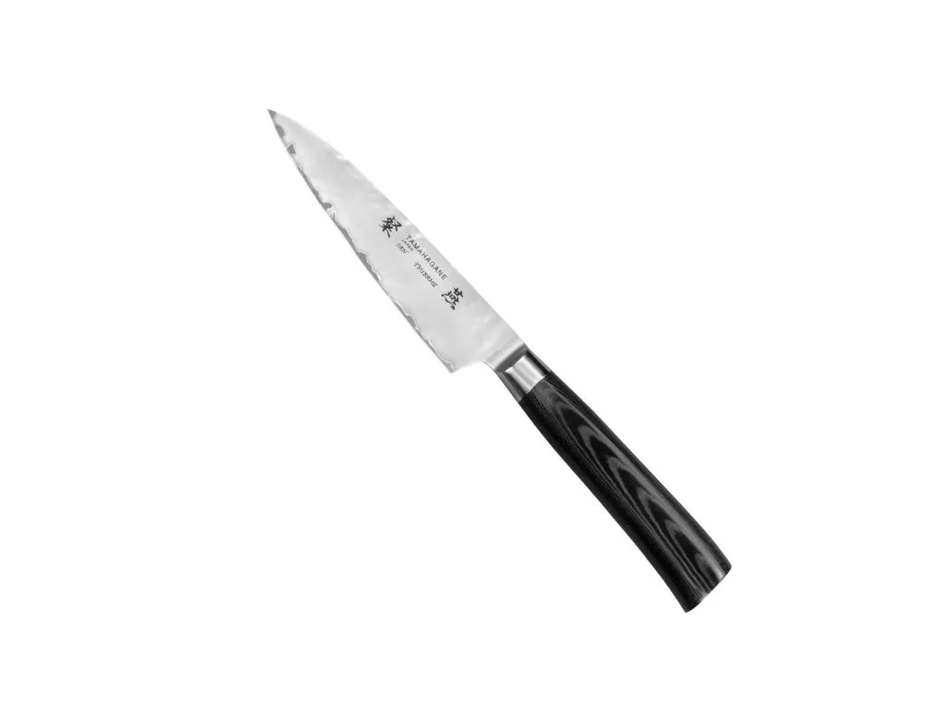 Nóż uniwersalny Tamahagane Tsubame Black VG-5 12 cm