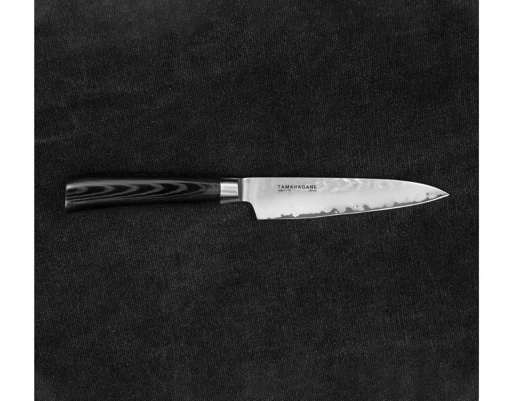 Nóż uniwersalny Tamahagane Tsubame Black VG-5 12 cm