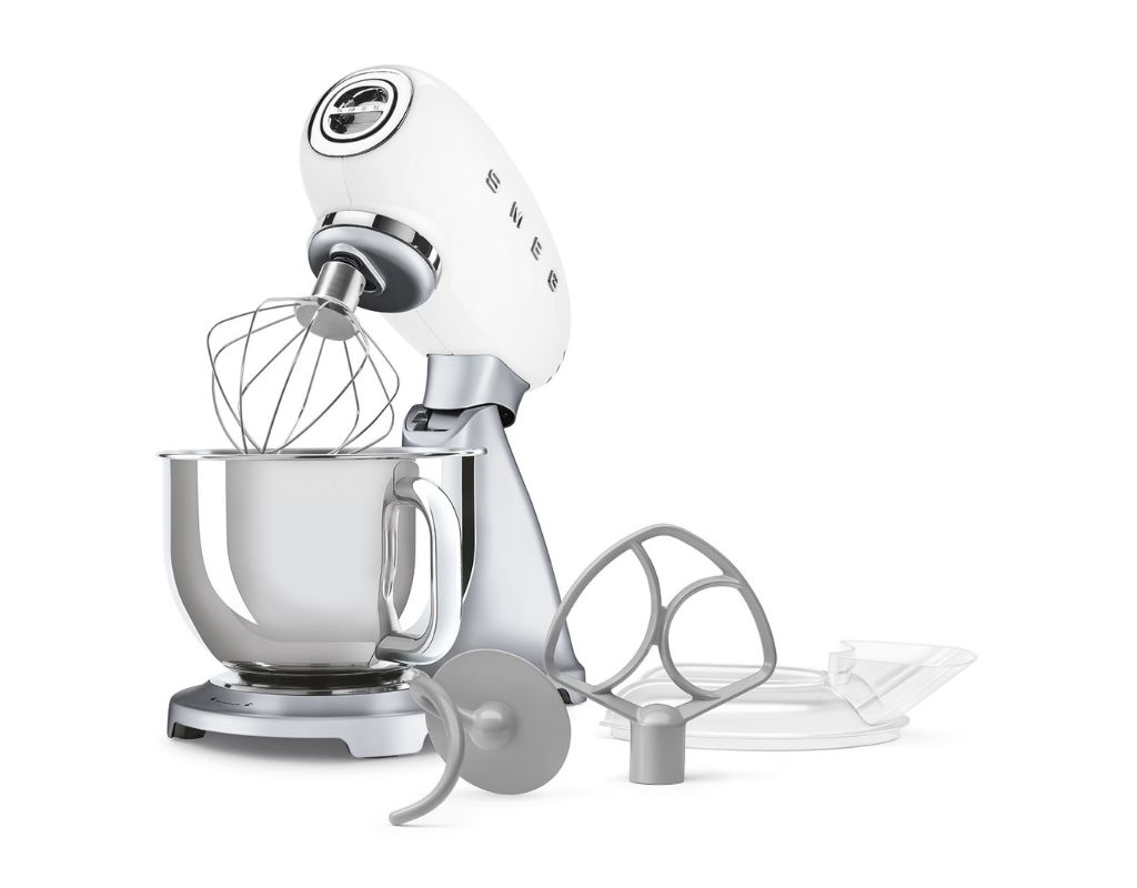 Mikser planetarny SMEG 50’s Style SMF04WHEU biały 4,8L | 800 W