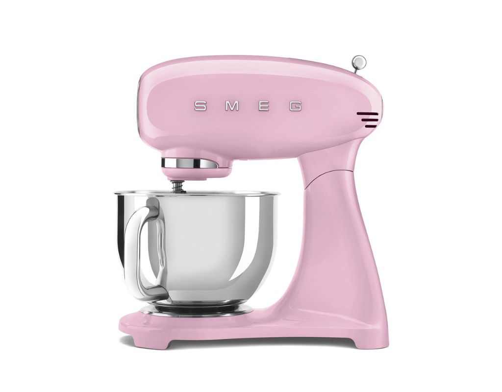 Mikser planetarny SMEG 50’s Style SMF05PKEU pastelowa róż 4,8L | 1000 W