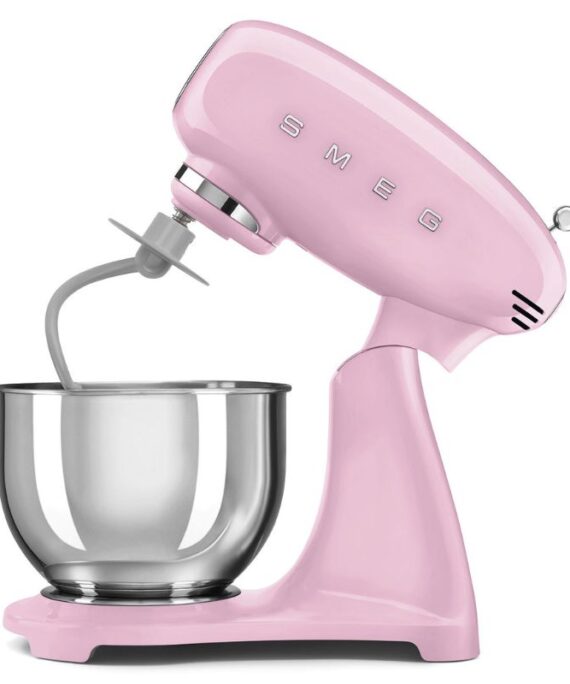 Mikser planetarny SMEG 50’s Style SMF05PKEU pastelowa róż 4,8L | 1000 W