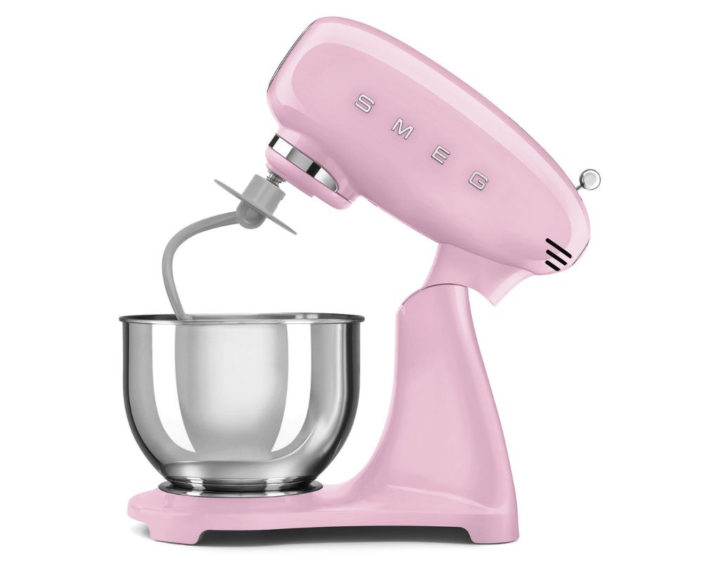 Mikser planetarny SMEG 50’s Style SMF05PKEU pastelowa róż 4,8L | 1000 W