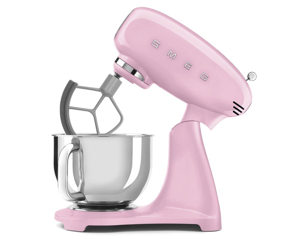 Mikser planetarny SMEG 50’s Style SMF05PKEU pastelowa róż 4,8L | 1000 W