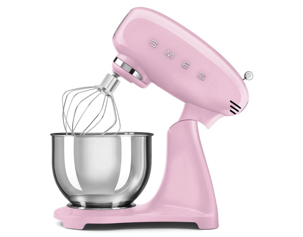 Mikser planetarny SMEG 50’s Style SMF05PKEU pastelowa róż 4,8L | 1000 W