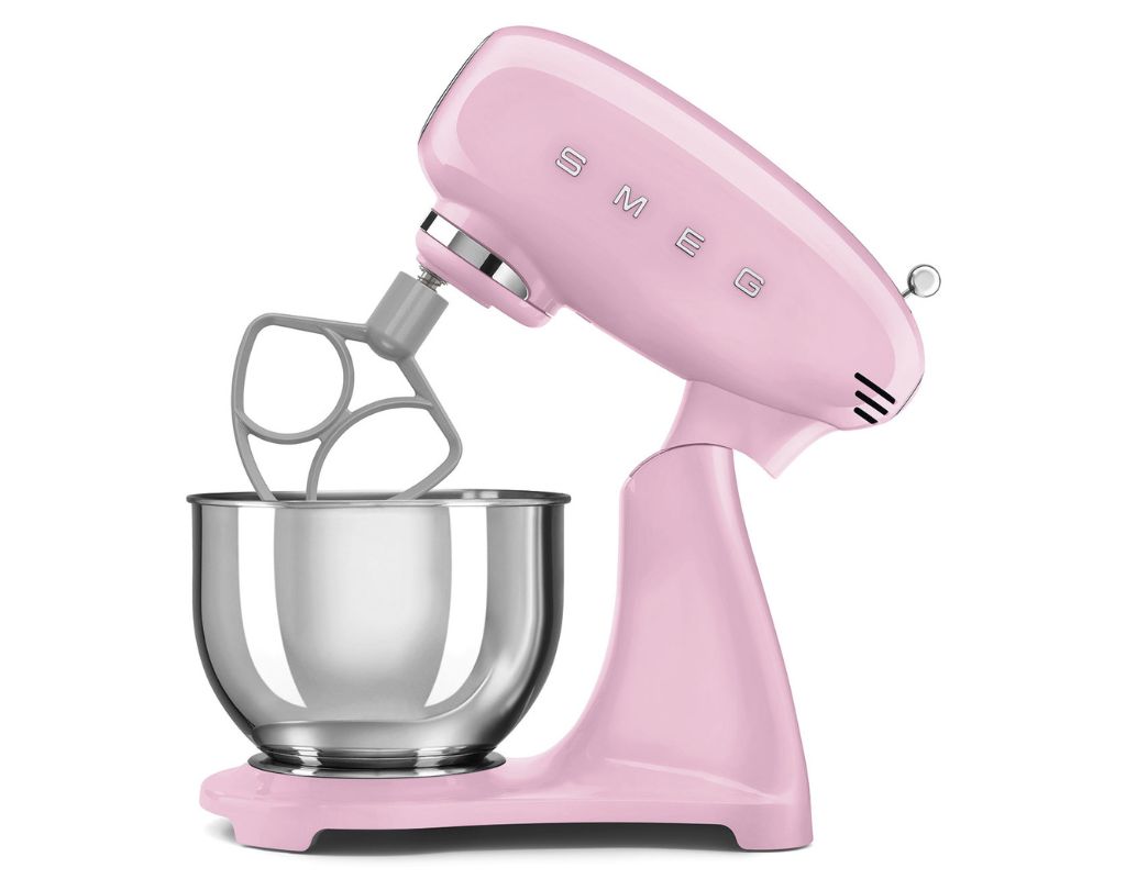 Mikser planetarny SMEG 50’s Style SMF05PKEU pastelowa róż 4,8L | 1000 W