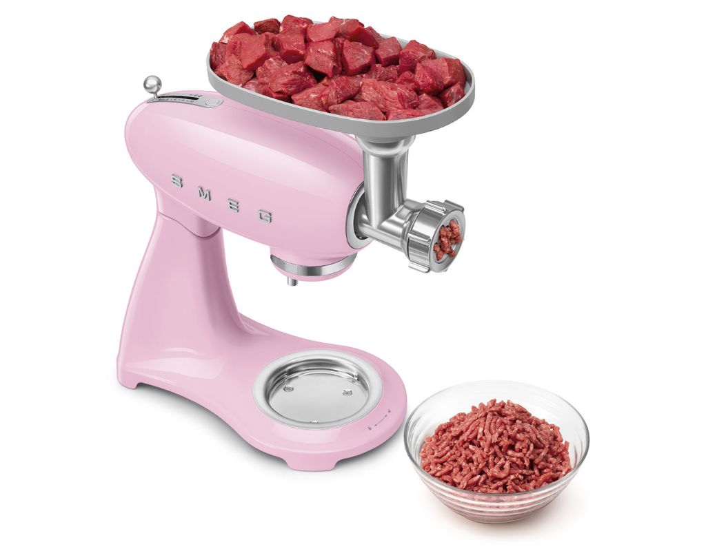Mikser planetarny SMEG 50’s Style SMF05PKEU pastelowa róż 4,8L | 1000 W